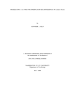 Moderating factors for findings of sex differences in early fear
