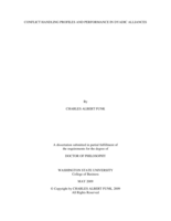 Conflict handling profiles and performance in dyadic alliances