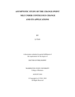 Asymptotic study of the change-point MLE under contiguous change and its applications