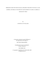 Problems come with the package: Exploring the effects of race, class, gender, and media on the identity development of African American adolescent girls