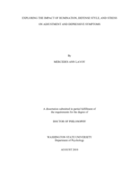 Exploring the impact of rumination, defense style, and stress on adjustment and depressive symptoms