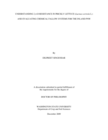 Understanding 2,4-d resistance in prickly lettuce (Lactuca serriola L.) and evaluating chemical fallow systems for the inland PNW