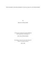 The economics and measurement of racial bias in law enforcement