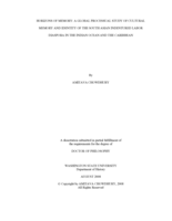 Horizons of memory: A global processual study of cultural memory and identity of the South Asian indentured labor diaspora in the Indian Ocean and the Caribbean