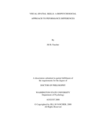 Visual-spatial skills: A biopsychosocial approach to performance differences