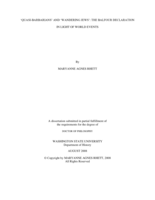 Quasi-barbarians' and 'Wandering Jews': The Balfour Declaration in light of world events