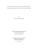 Social context and prosecutorial charging decisions: A multilevel analysis of case- and county-level factors