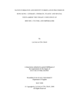 Nation formation and identity formulation processes in Hong Kong: Literary, cinematic, plastic and spatial texts amidst the uneasy confluence of history, culture, and imperialism