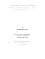 Unraveling the regulation of mint monoterpene biosynthesis: Development and experimental testing of kinetic mathematical models