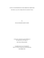 Study of the properties of molybdenum compounds for the catalytic oxidation of logistic fuels