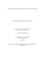 Booked: "Womanhood is too tightly bound to give me scope"