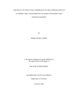 The effect of structural hindrance on the complexation of actinides and lanthanides by ligands containing soft nitrogen donors
