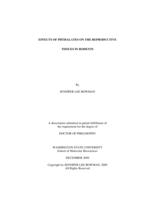 Effects of phthalates on the reproductive tissues in rodents