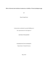 Effect of thermal and ensilation treatments on viability of Taenia hydatigena eggs