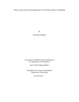 Structural equation modeling of the metabolic syndrome