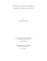 Centaurea in the Columbia basin ecoregion: Disturbance, invasion, and competition