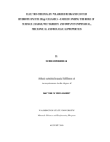Electro-thermally polarized bulk and coated hydroxyapatite (HAp) ceramics: Understanding the role of surface charge, wettability and dopants on physical, mechanical and biological properties
