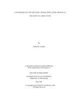 Convergence in the Neolithic: Human population growth at the dawn of agriculture