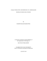 Characterization and modeling of a MEMS-based resonant micro heat engine