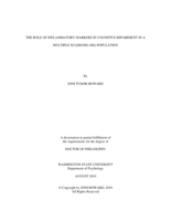 The role of inflammatory markers in cognitive impairment in a multiple sclerosis (MS) population