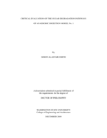 Critical evaluation of the sugar degradation pathways of Anaerobic digestion model no. 1