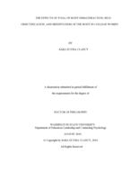 The effects of yoga on body dissatisfaction, self-objectification, and mindfulness of the body in college women