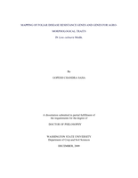 Mapping of foliar disease resistance genes and genes for agro-morphological traits in Lens culinaris Medik