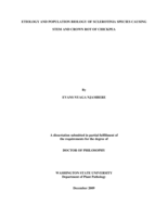 Etiology and population biology of Sclerotinia species causing stem and crown rot of chickpea