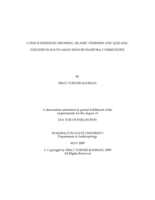 Consciousness blossoming: Islamic feminism and Qur'anic exegesis in South Asian Muslim diaspora communities