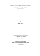 Communication protocols and sensing coverage in mobile ad hoc and wireless sensor networks