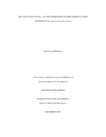 The influence of relMtb on the expression of immunoregulatory antigens in Mycobacterium tuberculosis