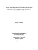 The role of the hippocampus and matrix metaloproteinases on habituation of the head-shake response task/classical conditioning paradigm