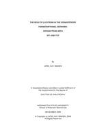 The role of [beta]-catenin in the gonadotrope transcriptional network: interactions with SF1 and TCF