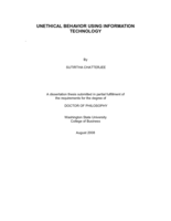 Unethical behavior using information technology