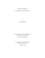 Women, motherhood, and intimate partner violence
