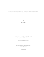 Understanding is continuance: an IS commitment perspective