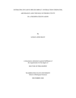 Estimating invasive species impact: interaction strengths, abundance and the role of productivity in a freshwater invasion