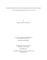 Changes in northern Rio Grande ceramic production and exchange, late coalition through classic (A.D. 1250-1600)