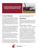 WSU Wilke Research and Extension Farm operation, production, and economic performance for 2022