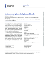 Environmental Epigenetics Update and Boards