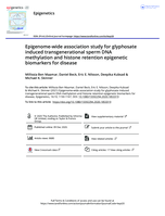 Epigenome-wide association study for glyphosate induced transgenerational sperm DNA methylation and histone retention epigenetic biomarkers for disease