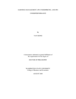 Earnings management, IPO underpricing, and IPO underperformance