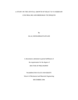 A study of the crystal growth of select II-VI oxides by Czochralski and Bridgman techniques