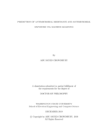 Prediction of Antimicrobial Resistance and Antimicrobial Exposure via Machine Learning