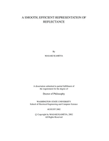 A smooth, efficient representation of reflectance