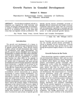 Growth Factors in Gonadal Development