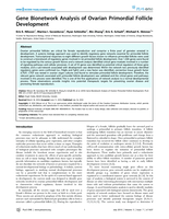 Gene Bionetwork Analysis of Ovarian Primordial Follicle Development