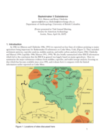 Basketmaker II Subsistence