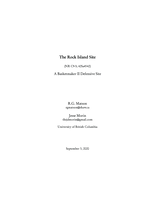 The Rock Island Site: A Basketmaker II Defensive Site