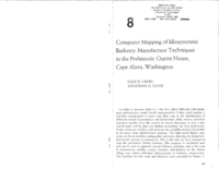 Computer mapping of idiosyncratic basketry manufacture techniques in the prehistoric Ozette House, Cape Alava, Washington